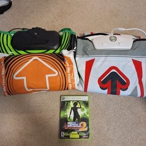 Xbox 360 Dance Dance Revolution Game and Mats